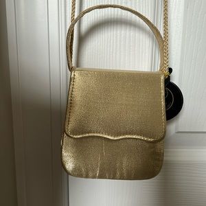 🤩Vintage Lorenzo Gold Special Occasion Purse🤩